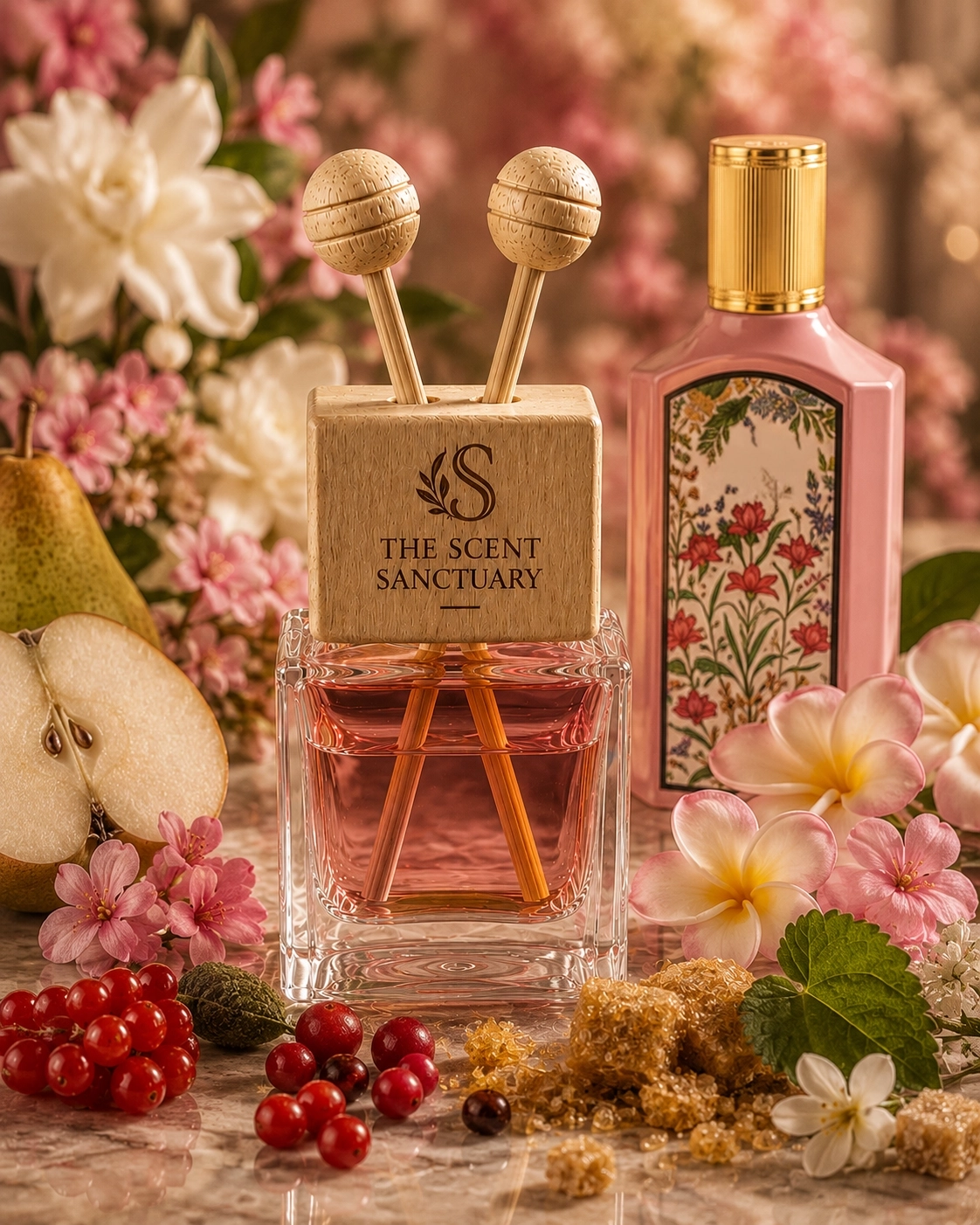 Flora Candida designer-inspired car diffuser