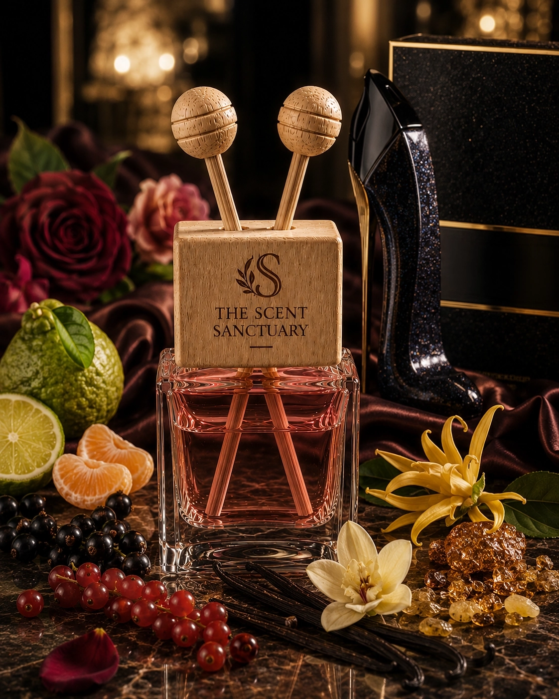 Rosa Amata designer-inspired car diffuser